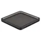 Bandeja Otto 24x24cm em Resina Fumê