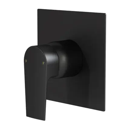 Acabamento Monocomando para Base Docol Baixa Pressão Fani Bold Preto Fosco 540 BK370