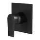 Acabamento Monocomando para Base Docol Baixa Pressão Fani Bold Preto Fosco 540 BK370