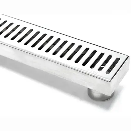 Ralo Linear com Caixilho 100cm Scoar em Aço Inox