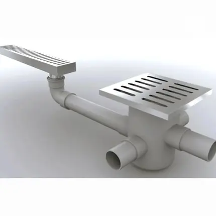 Ralo Linear com Caixilho 100cm Scoar em Aço Inox