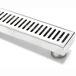 Ralo Linear com Caixilho 100cm Scoar em Aço Inox
