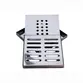 Ralo Quadrado com Chapa Difusora  15x15cm Scoar em Aço Inox