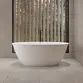 Banheira de Imersão Sabbia Paraty em Duramatt Branco Fosco com Válvula Click Cromada