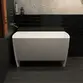Banheira de Imersão Sabbia Brasília em Duramatt Branco Fosco com Válvula Click Cromada