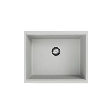 Cuba de Cozinha Sabbia Pimenta Farm 60 em Duraquartz Branco Nevado