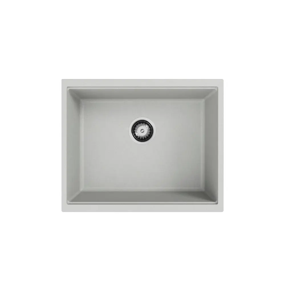 Cuba de Cozinha Sabbia Pimenta Farm 60 em Duraquartz Branco Nevado