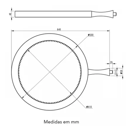 Chuveiro de Parede Unique Spa Ring Shower Cromado