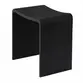 Banqueta Unique Spa Preto Fosco Solid Surface