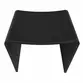 Banqueta Unique Spa Preto Fosco Solid Surface