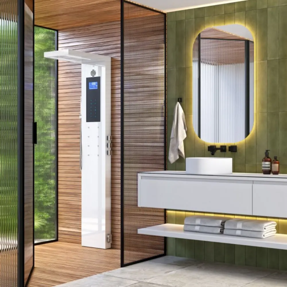 Steam Shower Unique Spa White Aspen