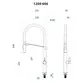 Torneira de Mesa para Cozinha Gourmet Fani Santiago Cromado 1200 C606