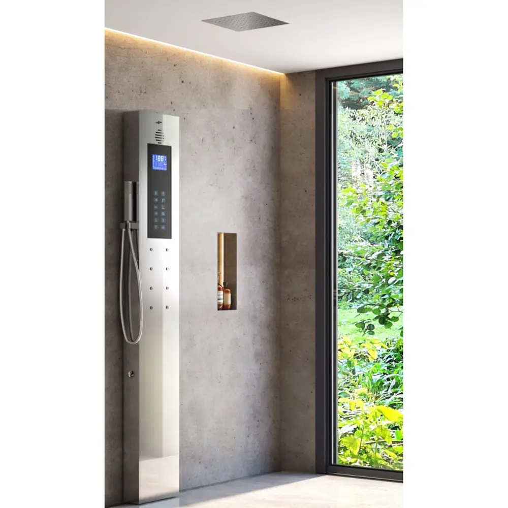 Steam Shower Silver Mirror Chuveiro de Teto