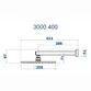 Chuveiro Articulado de Parede Fani Platina Champagne 3000 CH400