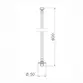 Ligação Flexível 60cm Docol em Aço Inox 00608900