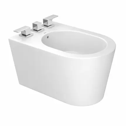 Bidê 3 Furos Suspenso Deca Lk Branco B.232.17
