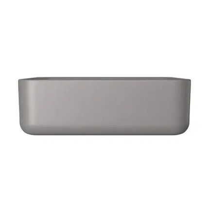 Cuba Semi Encaixe com Deck 40cm Deca Soft Slim Antracite L.61040.M.85