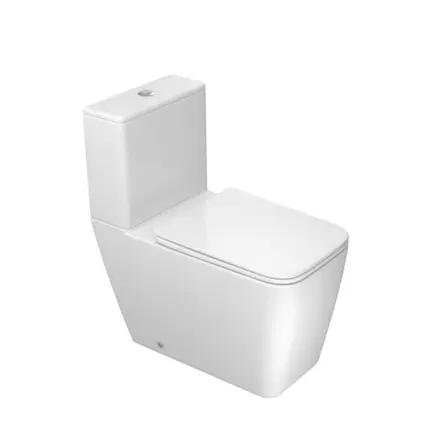 Kit Completo Bacia com Caixa Acoplada Deca Slim Total Clean Branco KP.8620.17