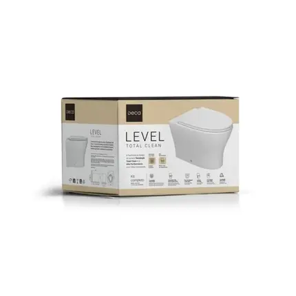 Kit Completo Deca Bacia Convencional Nova Level Branco KP.8510.17