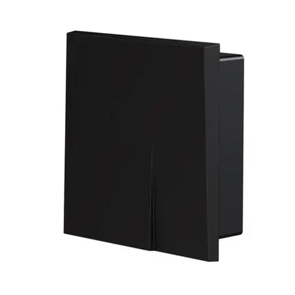 Acabamento para Válvula de Descarga Base Deca e Docol Fani Preto Fosco 591 BK