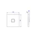 Kit Conversor para Válvula Hydra Deca Slim Cromado 4916.075