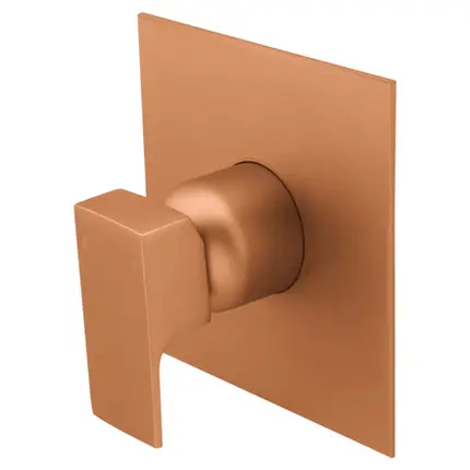 Acabamento para Base Monocomando Fani Retta Cobre Fosco 520 RV330