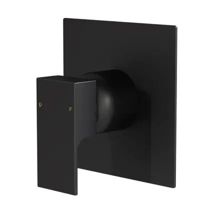 Acabamento Monocomando para Base Docol Baixa Pressão Retta Preto Fosco 540 BK330
