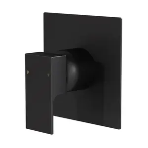 Acabamento Monocomando para Base Docol Baixa Pressão Retta Preto Fosco 540 BK330