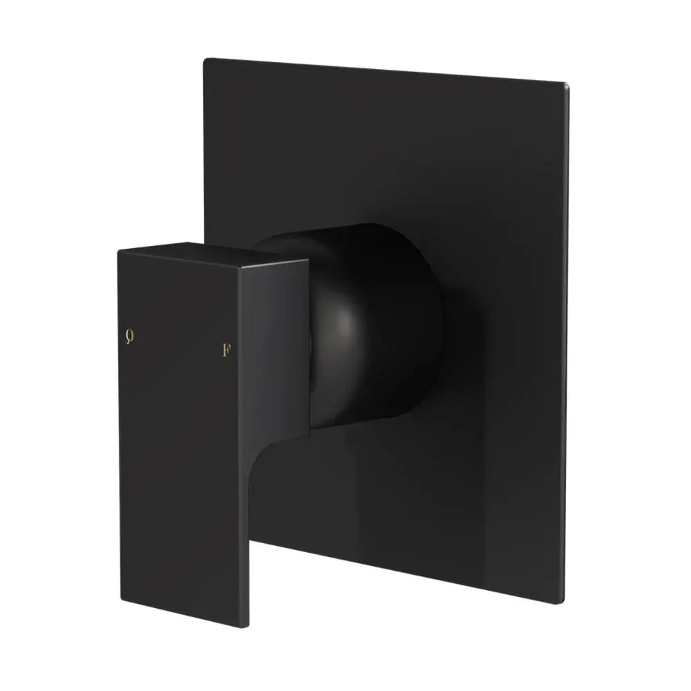 Acabamento Monocomando para Base Docol Baixa Pressão Retta Preto Fosco 540 BK330
