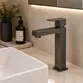 Monocomando de Mesa Bica Média Fani Retta Grafite Ônix 6876 GO330