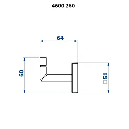 Cabide Fani Túnis Preto Fosco 4600 BK260
