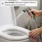 Ducha Higiênica Cromada Registro 1/4 Volta Mangueira 1,20m