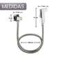 Ducha Higiênica Cromada Registro 1/4 Volta Mangueira 1,20m