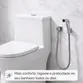 Ducha Higiênica Cromada Registro 1/4 Volta Mangueira 1,20m