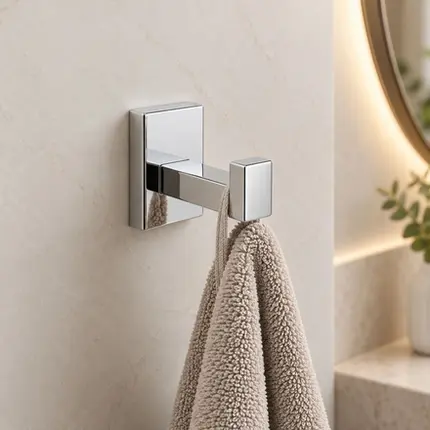 Kit de Acessórios para Banheiro 4 Peças Inox Cromado