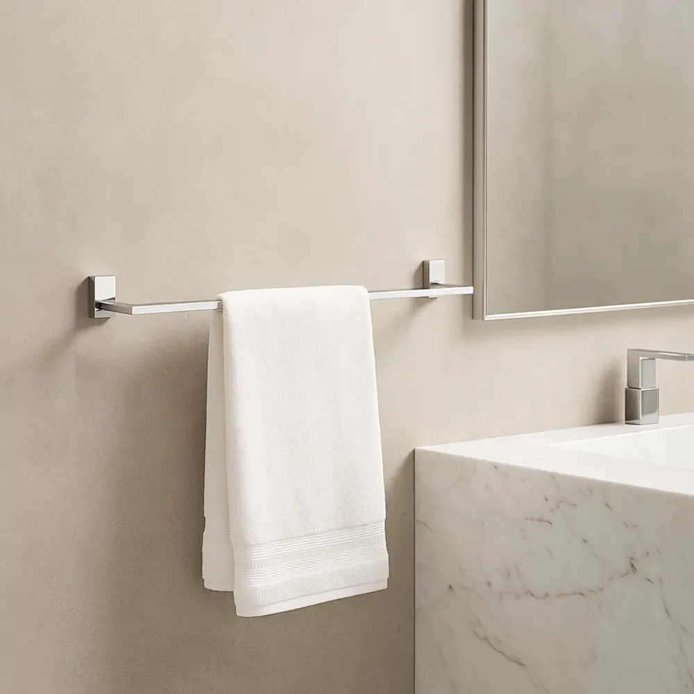 Kit de Acessórios para Banheiro 4 Peças Vogue Luxo Inox Cromado