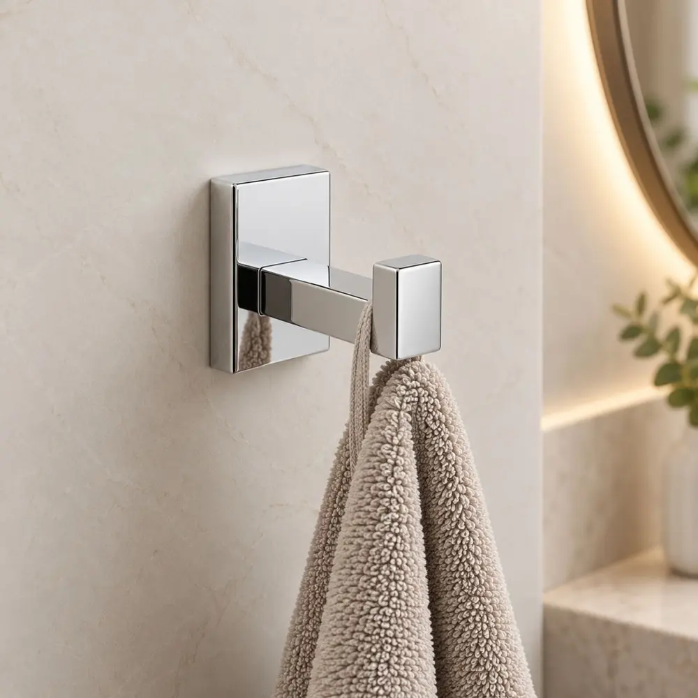 Kit de Acessórios para Banheiro 4 Peças Inox Cromado