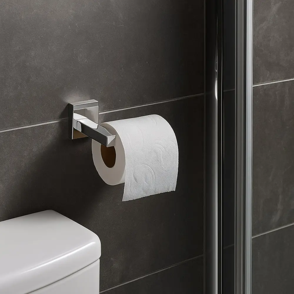 Kit de Acessórios para Banheiro 4 Peças Vogue Luxo Inox Cromado