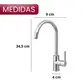 Torneira Gourmet Monocomando Cromada Água Quente e Fria 360