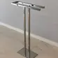 Toalheiro de Piso Duplo Resimetal - Cromado