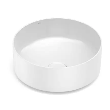 Cuba de Apoio 37x37cm Roca Inspira Round Branco A32752300B