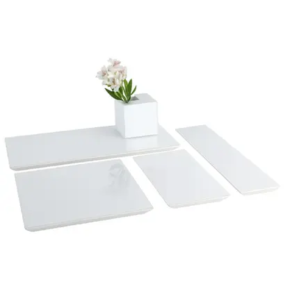 Bandeja Barral 15x30cm Branca