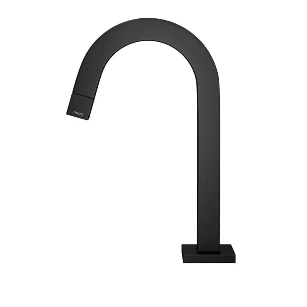 Torneira de Mesa Bica Baixa para Banheiro Deca Tube Black Matte 1197.BL.TUB.MT