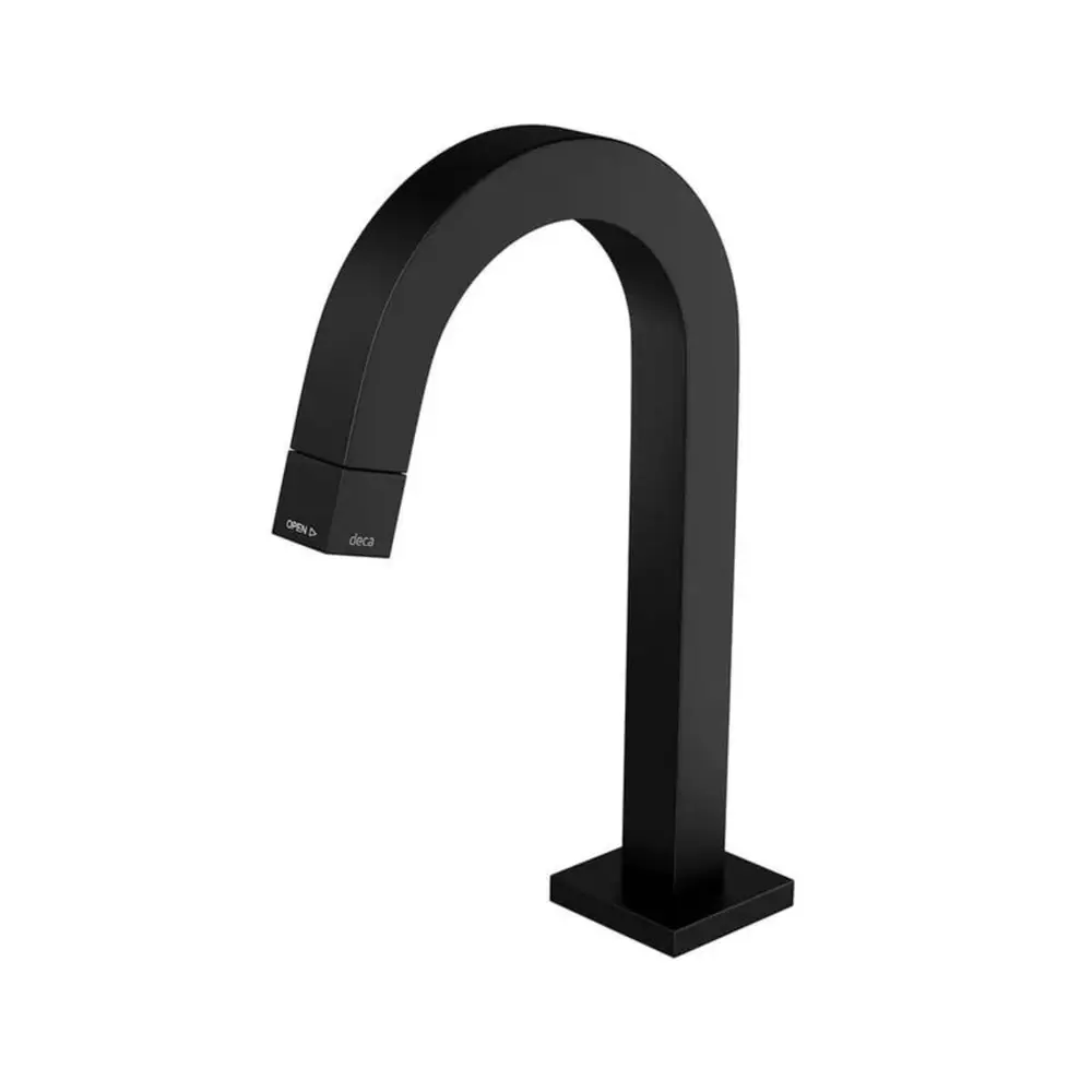 Torneira de Mesa Bica Baixa para Banheiro Deca Tube Black Matte 1197.BL.TUB.MT