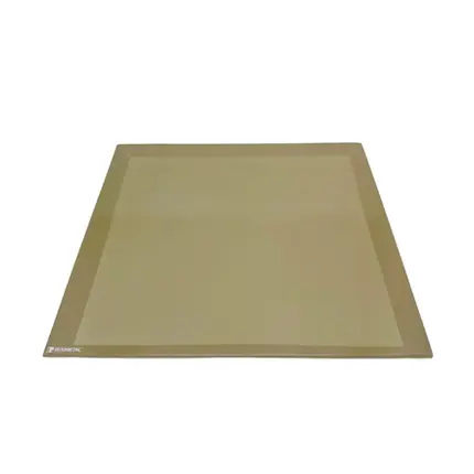 Bandeja Slim 24x24cm em Resina Cristal Honey
