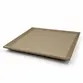 Bandeja Slim 24x24cm em Resina Cristal Honey