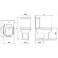 Kit Bacia com Caixa Acoplada 3/6L e Instalação Celite City Branco 1207230012300