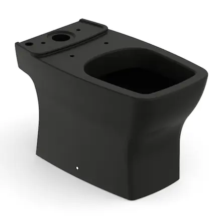 Bacia para Caixa Acoplada Incepa Boss Black Matte - 1893510080108