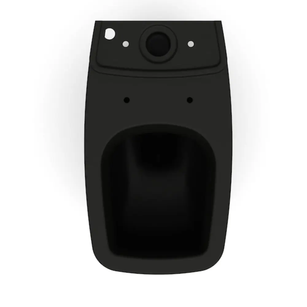 Bacia para Caixa Acoplada Incepa Boss Black Matte - 1893510080108