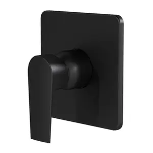 Acabamento Monocomando Base Docol Alta Pressão Fani Bold Preto Fosco 530 BK370